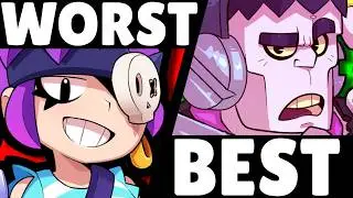 (V40) Ranking EVERY Brawler from WORST to BEST! | Pro Tier List 2024