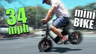 This MINI E-Bike/Scooter goes 34 mph: EMOVE Roadrunner Review