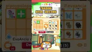 Latest Offers For NEON UNICORN in Adopt me 2024 #adoptme #adoptmetrade #shorts