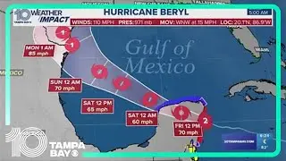 Tracking the Tropics: Hurricane Beryl nears landfall on Yucatan Peninsula | 6 a.m. Friday