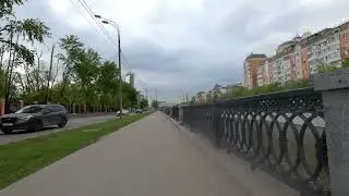 Moscow Yauza river cycling gopro test