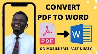 Convert PDF to Word on Mobile | Covert Word to PDF on Mobile