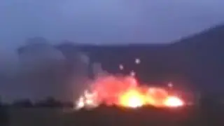Fire at the landfill in the Kirovsky district of Crimea