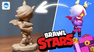 Лепим Колетт из Brawl Stars. Мастер класс как сделать фигурку бравла из скульптурного пластилина.