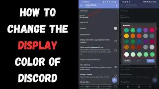 How to Change the Display Color of Discord - change discord color text the easy way!