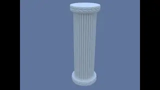 Fast Antique column in 3DMAX