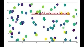 Scatter Plot Animation  in Python: