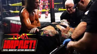 Jeff Hardy Taken Out on a STRETCHER Following Attack From The System | TNA iMPACT! July 18, 2024