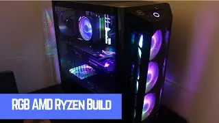 Awesome $1600+ Ryzen 3700X RGB Gaming PC Build! (With Build Timelapse)