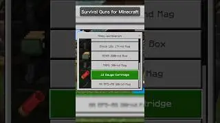 Survival Guns for Minecraft [APLOK GUNS ADDON]