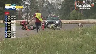 АВАРИЯ НА МОТОГОНКАХ / CRASH ON THE MOTORACING