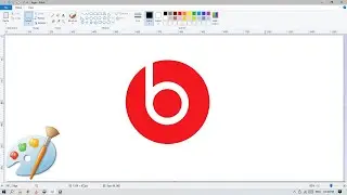 How to draw beats by dr dre Logo in Ms Paint  | Ms Paint | 