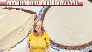 PEANUT BUTTER CHOCOLATE PIE Simple No Bake Dessert Recipe