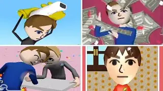 Evolution of - Mii Minigames in WarioWare Games