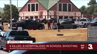 Suspect in custody after 4 killed, 9 hospitalized in shooting at Apalachee High School