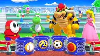 Super Mario Party - Crazy Minigame Battle