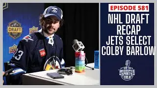 Winnipeg Jets select Colby Barlow 18th overall, Live from the NHL Draft in Nashville