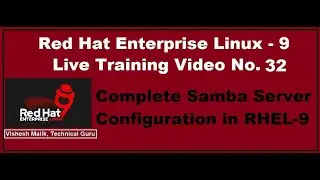 Configuration of Samba Server in RHEL - 9 | Samba Server in RHEL - 9 in Hindi