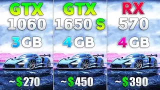 RX 570 4GB vs GTX 1650 SUPER 4GB vs GTX 1060 3GB Which is Better in 2021?