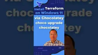 Installing Terraform on Windows 11 via Chocolatey #terraforming   #infrastructureascode