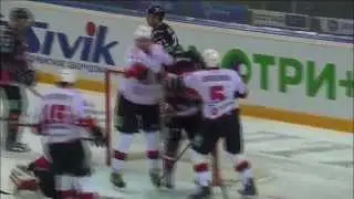 Traktor @ Avangard 10/27/2014 Highlights / Авангард - Трактор 3:0