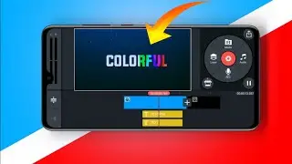 Colour Wipe Text Animation in KineMaster || PixelLab