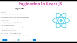 Simple Pagination using API in React + Hooks