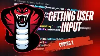 Python Tutorial From Beginner's to Pro | Python Getting User Input | Coding X