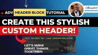 How to Create a Sleek Transparent Sticky Header with Kadence Advanced Header Block & Hooked Elements