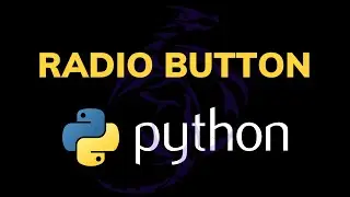 Radio Button Desktop Application -  Python Pyqt5