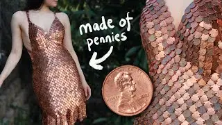 Making a Dress out of 2000+ Pennies