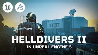 Recreating a Helldivers 2 Game Environment in UE5 with Dash