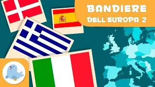 Le bandiere dell'Europa II - Geografia per bambini