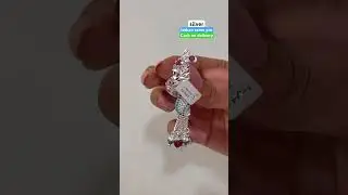 New designer beautiful sterling silver fancy latkan saree pin, with 70% off on instant order #shotrs