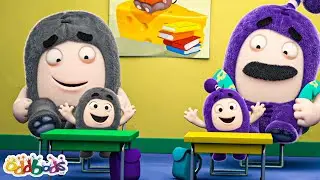 ✏️ First Day At SCHOOL! ✏️ | Baby Oddbods | Funny Comedy Cartoon Episodes for Kids