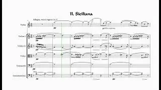 Eduard de Boer: Concertino Italiano, version for violin and small orchestra - 2nd movement