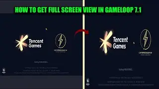 How to make full screen in Gameloop 7.1 😊 | Gameloop | Full Screen | 7.1 | Tanzeel Gaming