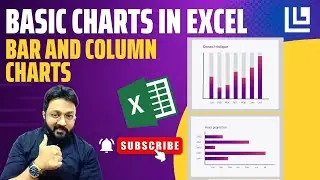 Basic Charts in MS Excel  - Bar and Columns Charts