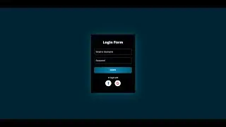 Responsive Login and Registration Form in HTML CSS & JavaScript