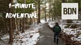 Hiking Round the Mountain Trail in midcoast Maine | 1-minute hike