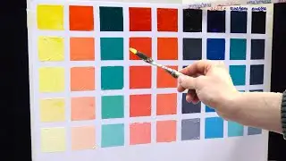 How to get 45 NEW colors from 3 paints? #colormix #oilcolors