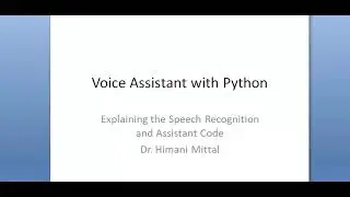 Building a Python Voice Assistant