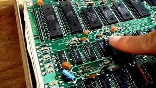 Bad Ram chips inside a Commodore 64