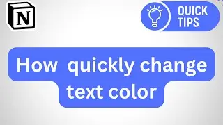 How to quickly change text Color