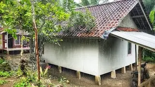 SUASANA SORE YANG TENANG, HUJAN TURUN DI KAMPUNG NAMBAH BETAH, HAWA DINGIN PEDESAAN SUNDA JAWA BARAT