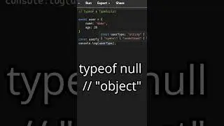 Что такое typeof в TypeScript? | Основы TypeScript #frontend #javascript #react #typescript #shorts