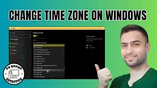 How To Change Time Zone On Windows 10