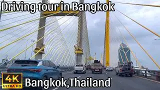 Drive Scenic Journey Through the Bangkok city