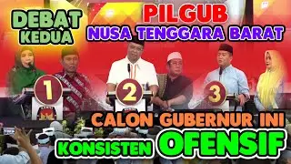 Calon Gubernur ini, Konsisten Ofensif di Debat Kedua Pilgub NTB