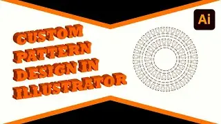 How to Create a Pattern in Illustrator 2021 | Custom Brush